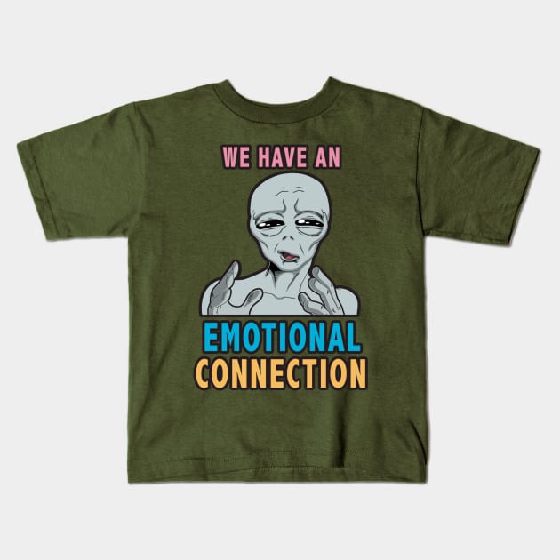 Emotional Connection Kids T-Shirt by Schmeckle